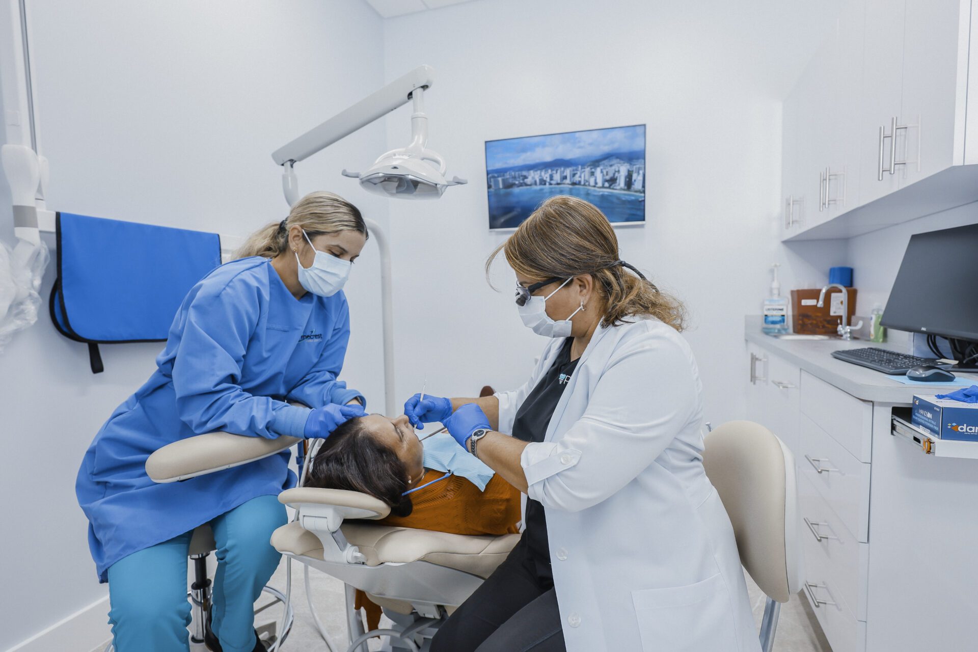 gallery- dentist checking the patient